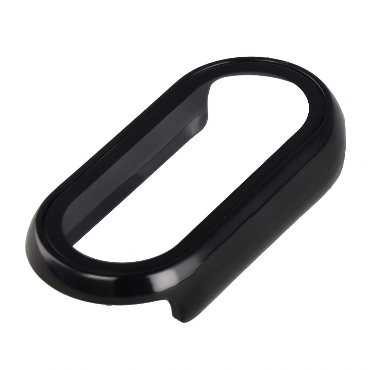 Schutzhülle mit Glas für Xiaomi Smart Band 10, Bizon Case Watch Adamo, Schwarz