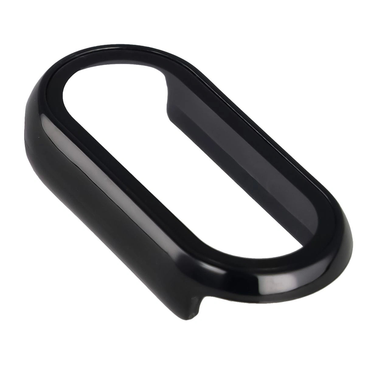 Schutzhülle mit Glas für Xiaomi Smart Band 10, Bizon Case Watch Adamo, Schwarz
