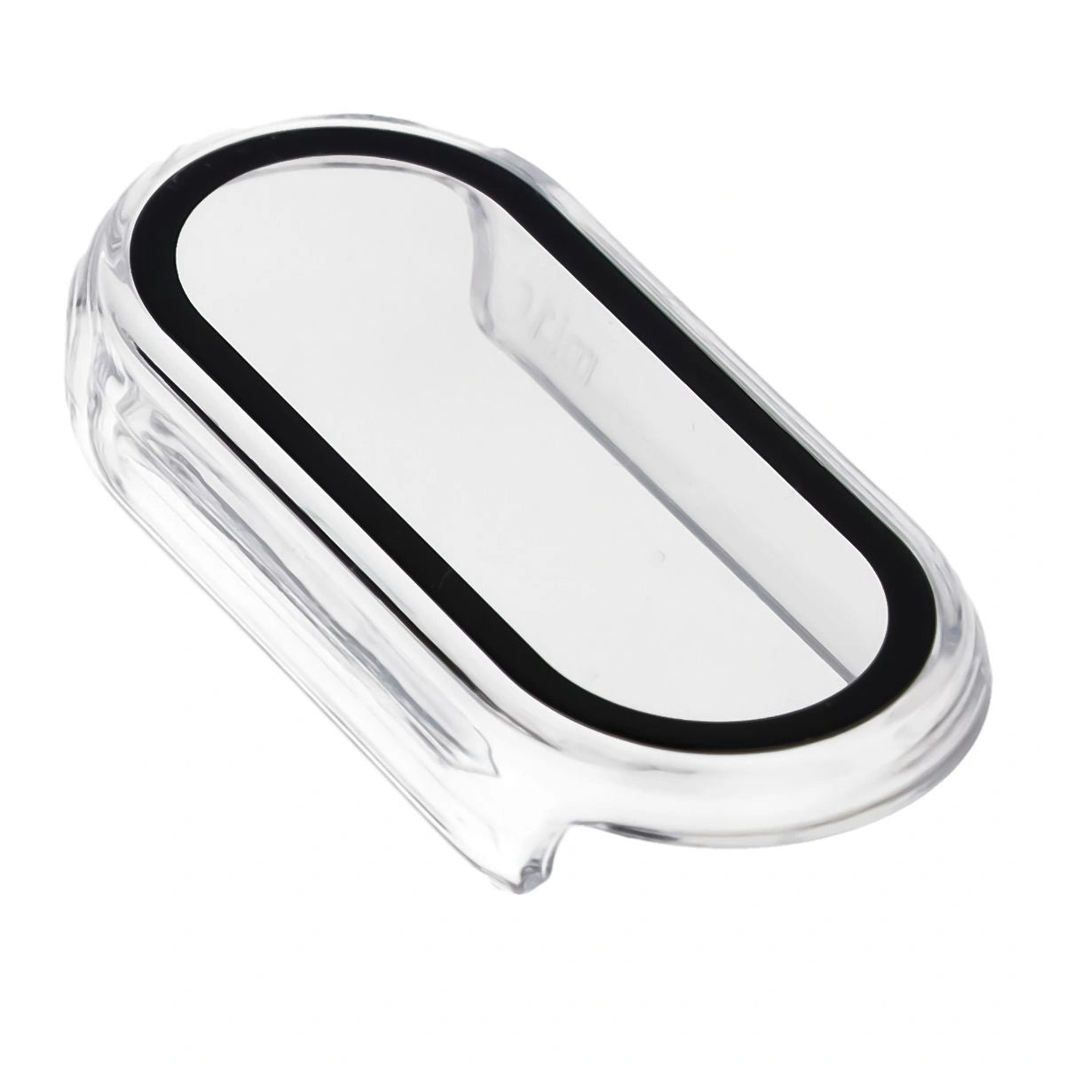 Schutzhülle mit Glas für Xiaomi Smart Band 10, Bizon Case Watch Adamo, Transparent