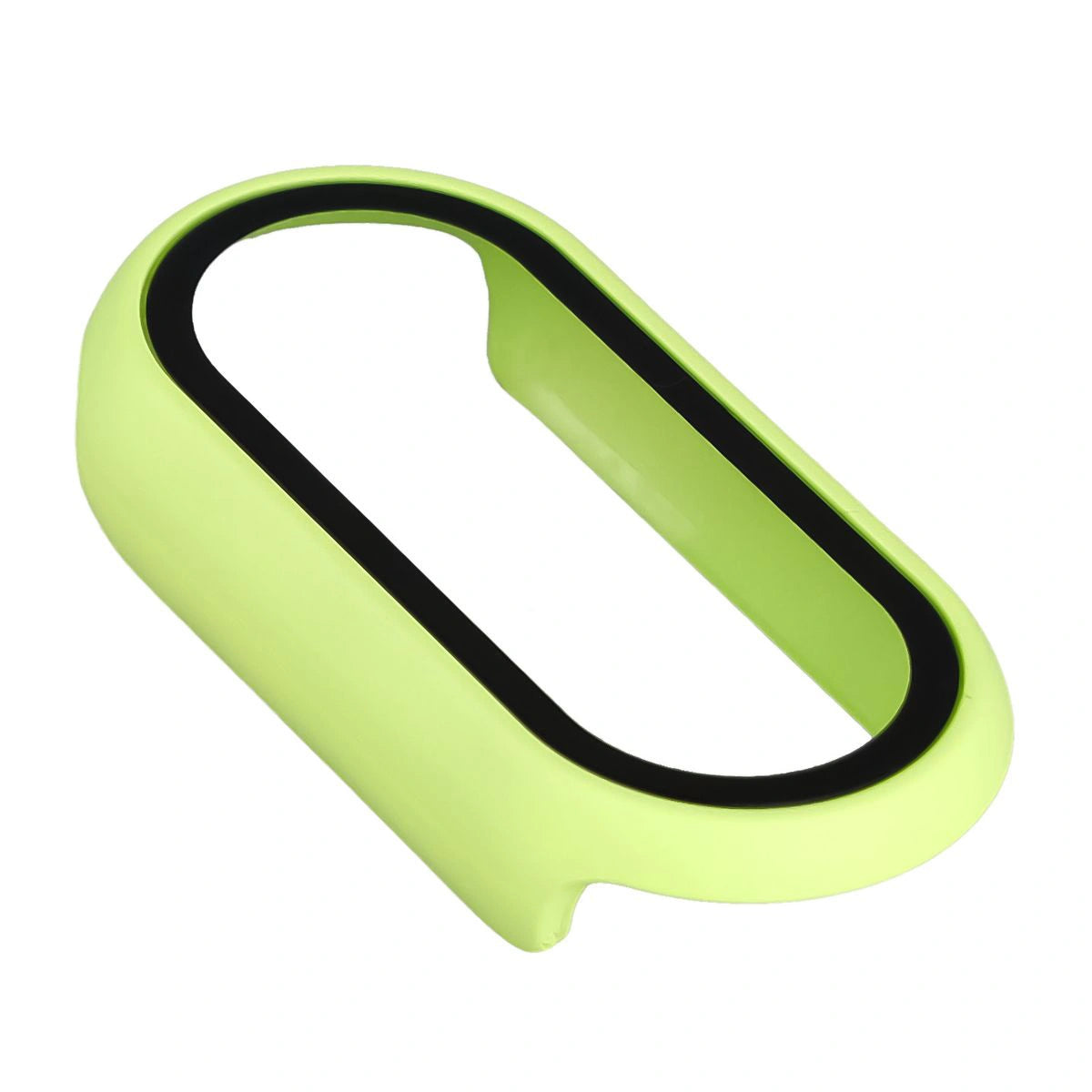 Schutzhülle mit Glas für Xiaomi Smart Band 10, Bizon Case Watch Adamo, Hellgrün