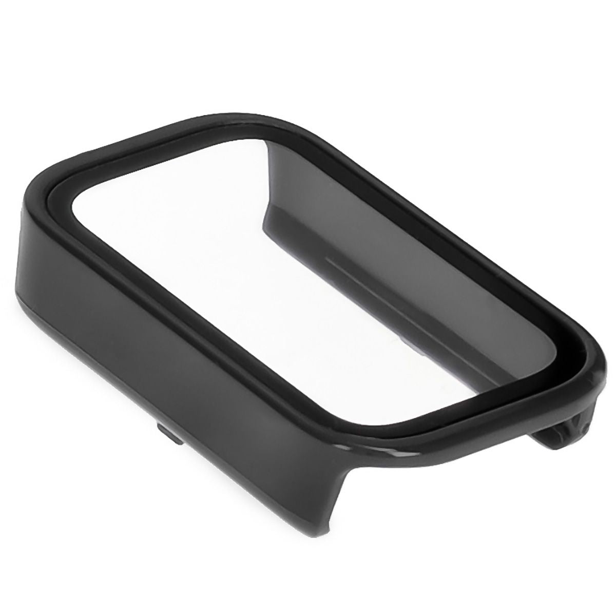 Schutzhülle mit Glas für Xiaomi Smart Band 9 Active / Redmi Band 3, Bizon Case+Glass Watch, Schwarz
