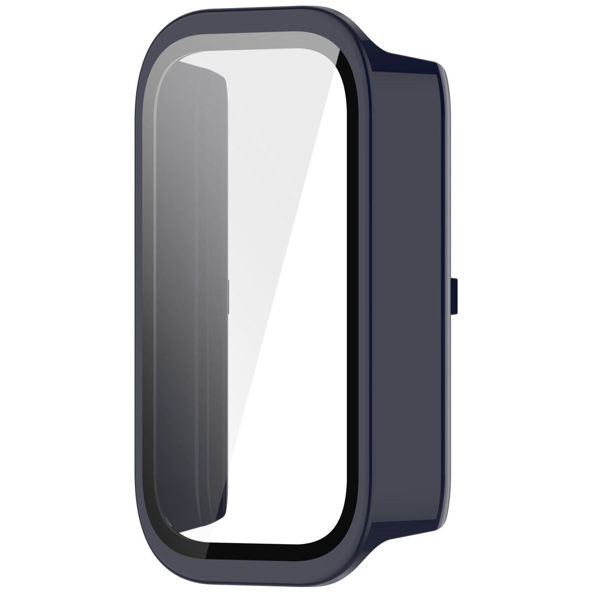 Schutzhülle mit Glas für Xiaomi Smart Band 9 Active / Redmi Band 3, Bizon Case+Glass Watch, Blau