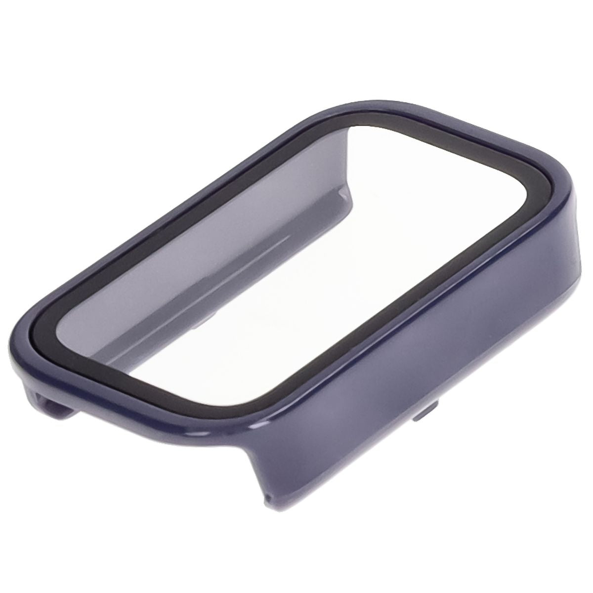 Schutzhülle mit Glas für Xiaomi Smart Band 9 Active / Redmi Band 3, Bizon Case+Glass Watch, Blau