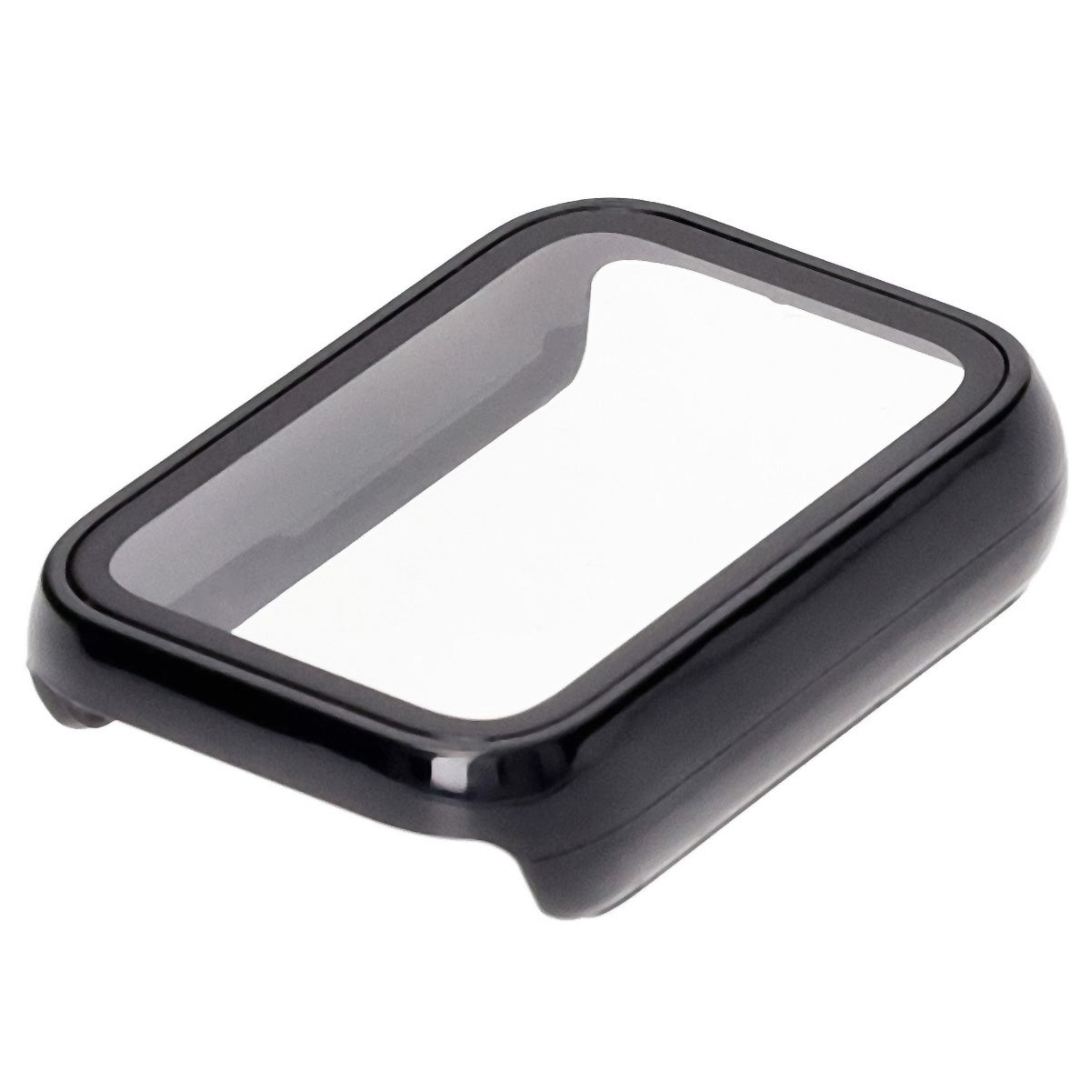 Schutzhülle mit Glas für Xiaomi Mi Smart Band 9 Pro, Bizon Case Watch Adamo, Schwarz