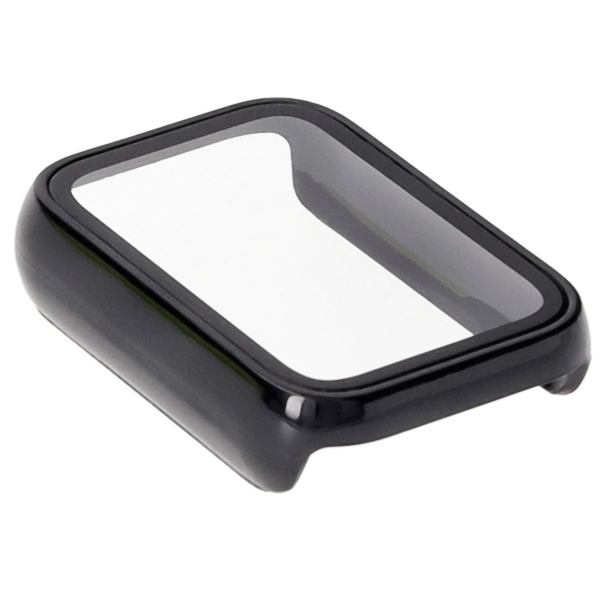 Schutzhülle mit Glas für Xiaomi Mi Smart Band 9 Pro, Bizon Case Watch Adamo, Schwarz