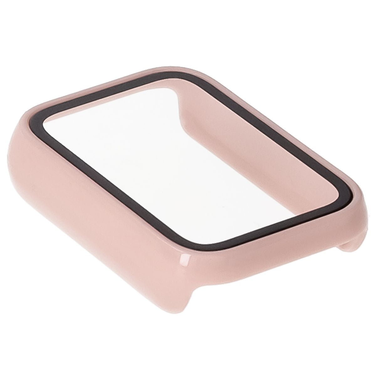 Schutzhülle mit Glas für Xiaomi Mi Smart Band 9 Pro, Bizon Case Watch Adamo, Rosa