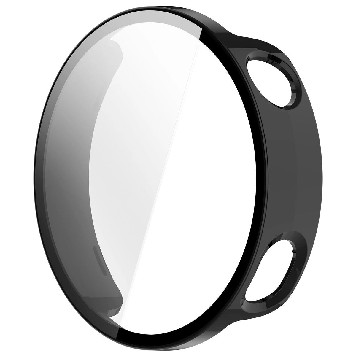 Schutzhülle mit Glas für Xiaomi Watch S4 41 mm, Bizon Case Watch Adamo, Schwarz