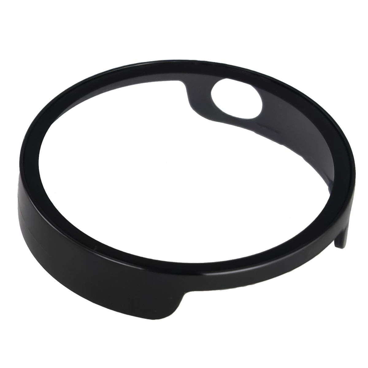 Schutzhülle mit Glas für Xiaomi Watch S4 41 mm, Bizon Case Watch Adamo, Schwarz