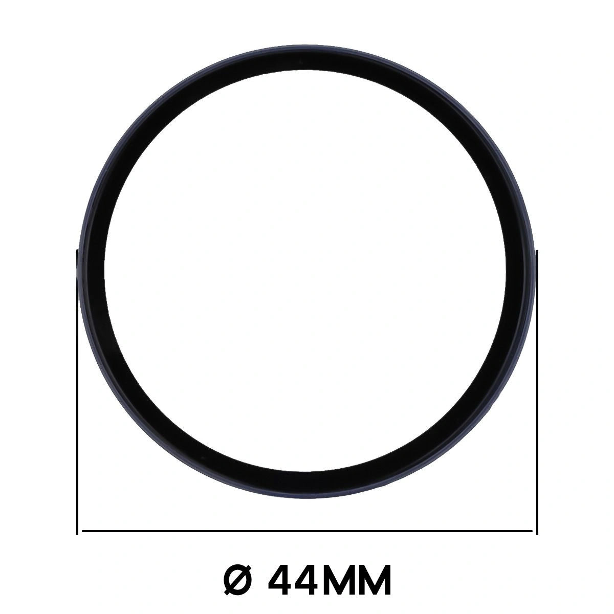 Schutzhülle mit Glas für Xiaomi Watch S4 41 mm, Bizon Case Watch Adamo, Blau