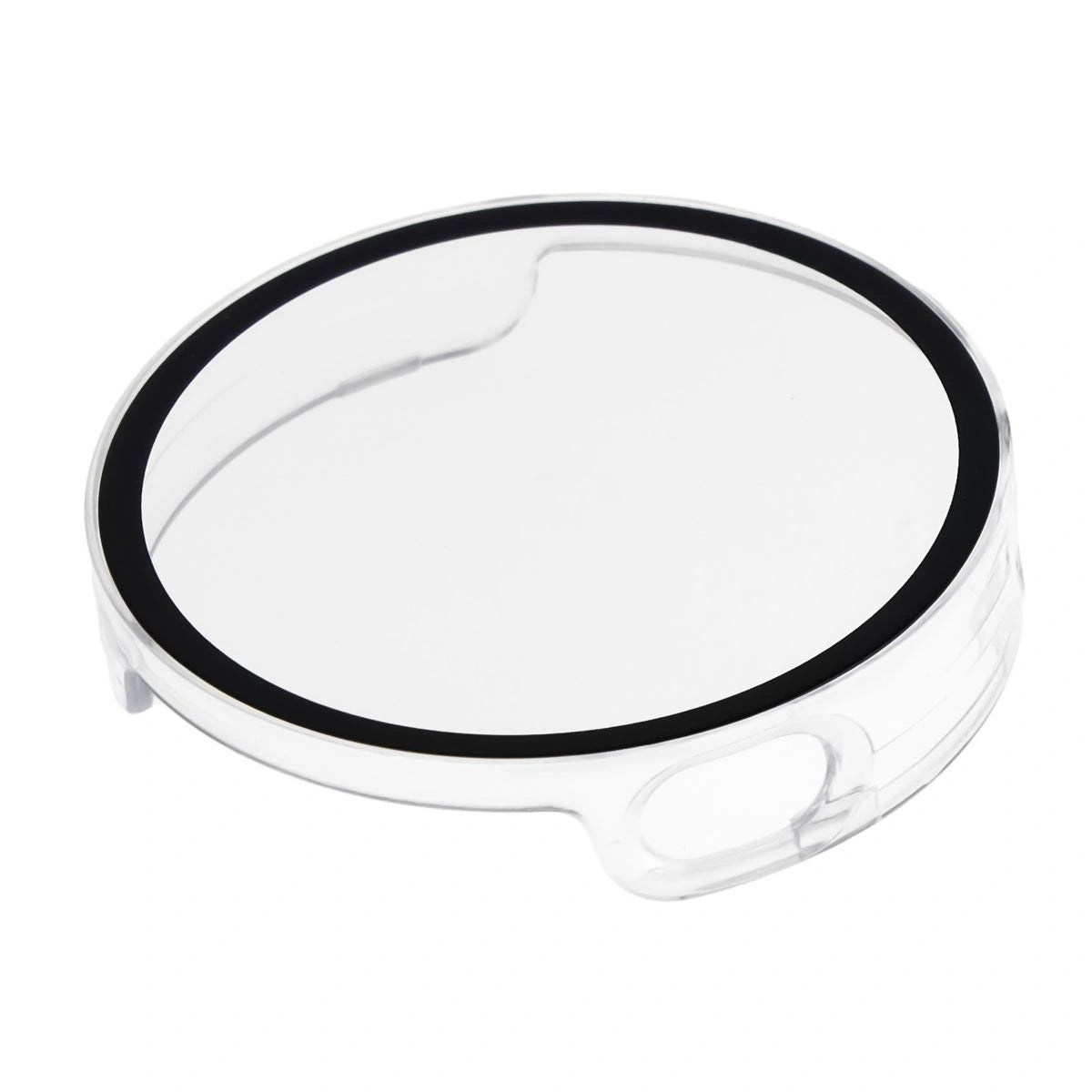 Schutzhülle mit Glas für Xiaomi Watch S4 41 mm. Bizon Case Watch Adamo, Transparent