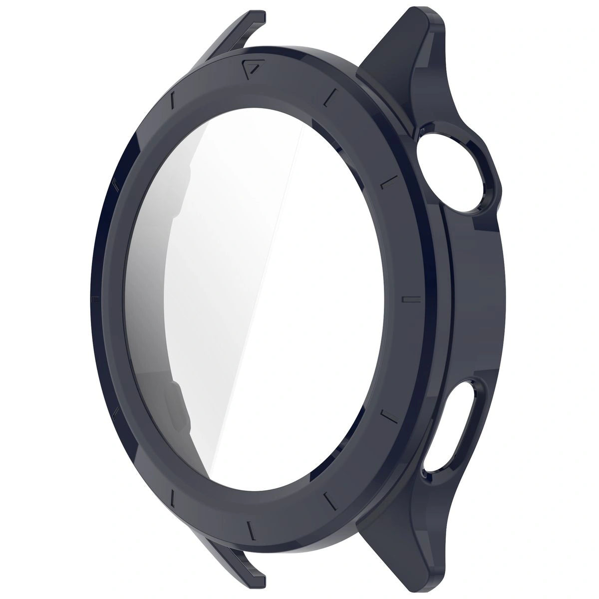 Schutzhülle mit Glas für Xiaomi Watch S4, Bizon Case+Glass Watch, Blau
