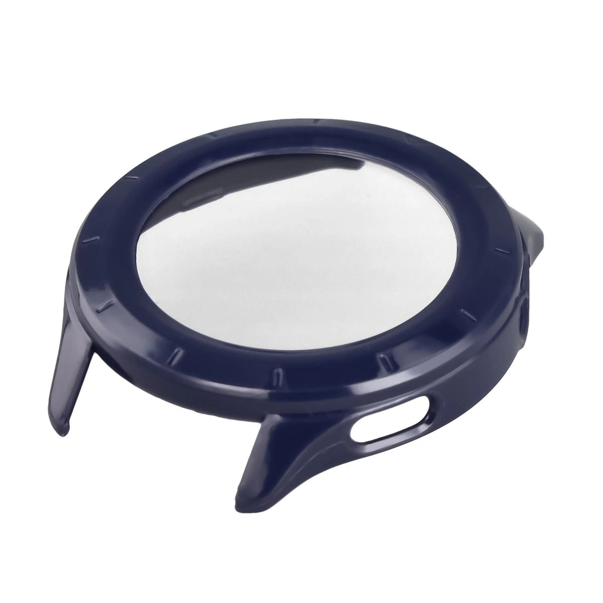 Schutzhülle mit Glas für Xiaomi Watch S4, Bizon Case+Glass Watch, Blau