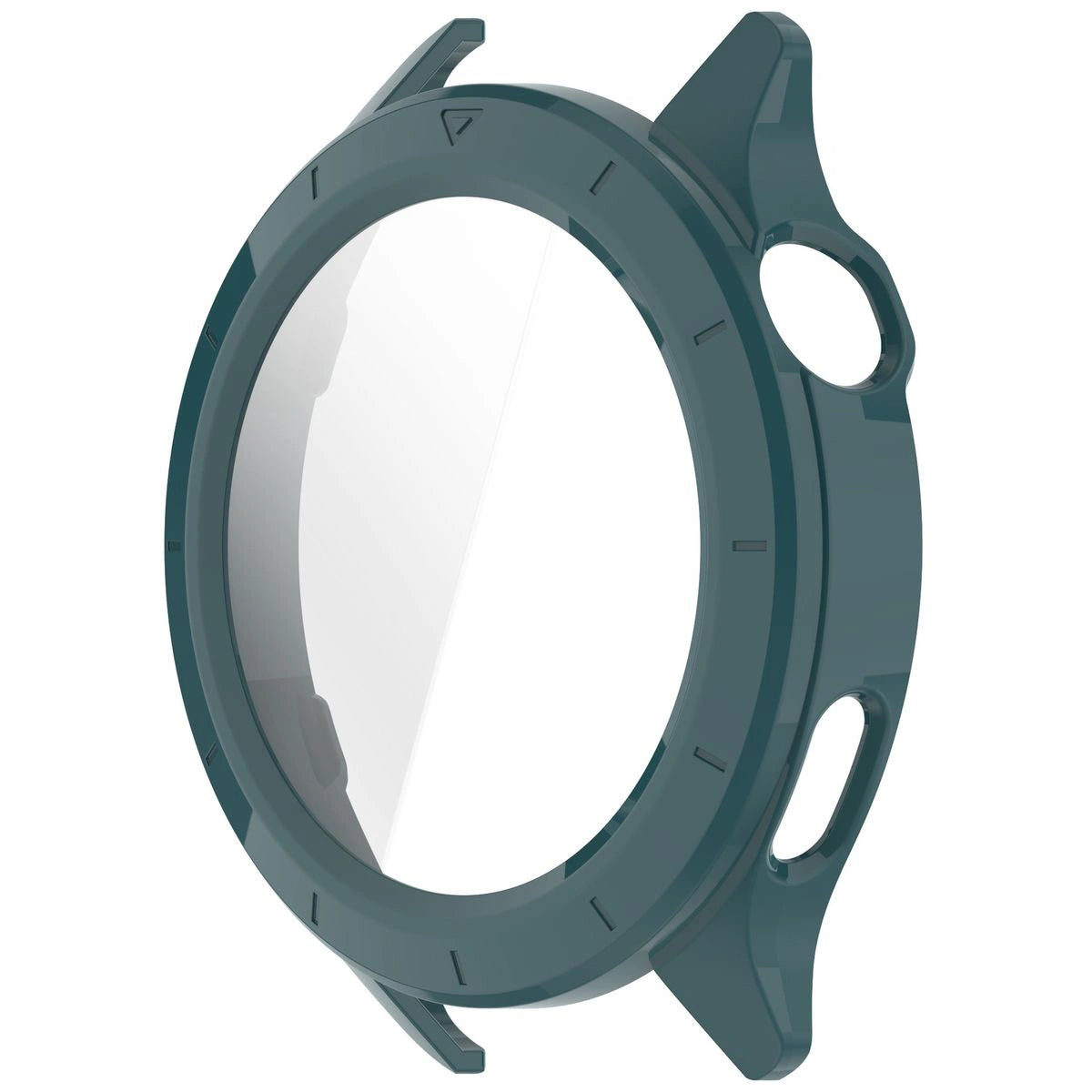 Schutzhülle mit Glas für Xiaomi Watch S4, Bizon Case+Glass Watch, Grün
