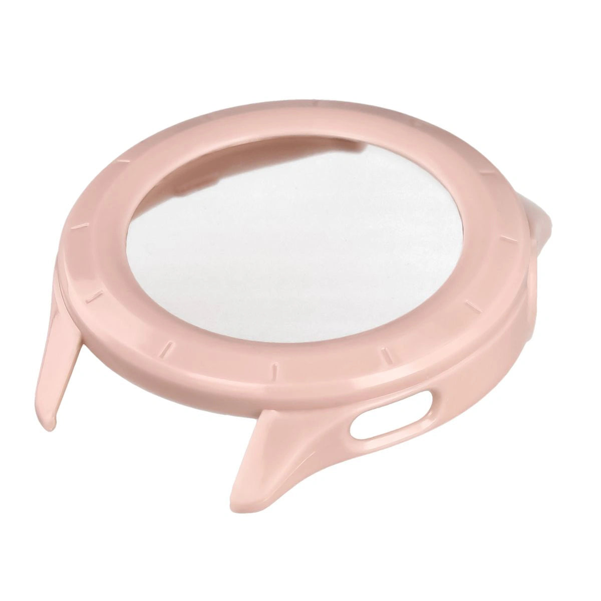 Schutzhülle mit Glas für Xiaomi Watch S4, Bizon Case+Glass Watch, Rosa