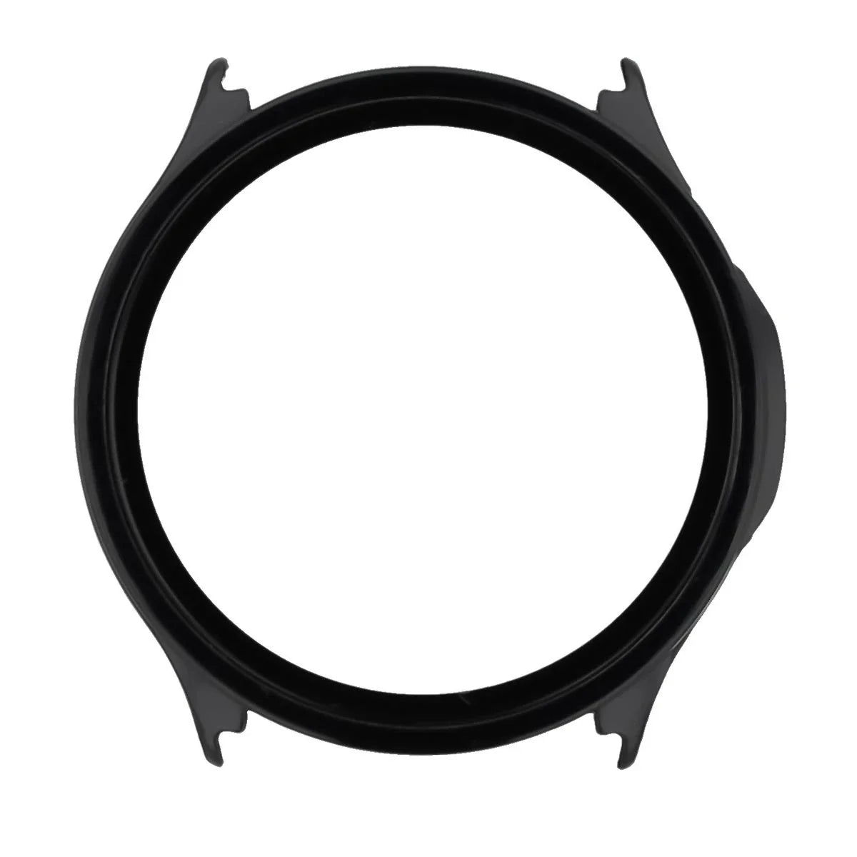 Schutzhülle mit Glas für OnePlus Watch Lite 45 mm / Oppo Watch S 45 mm, Bizon Case Watch Adamo, Schwarz