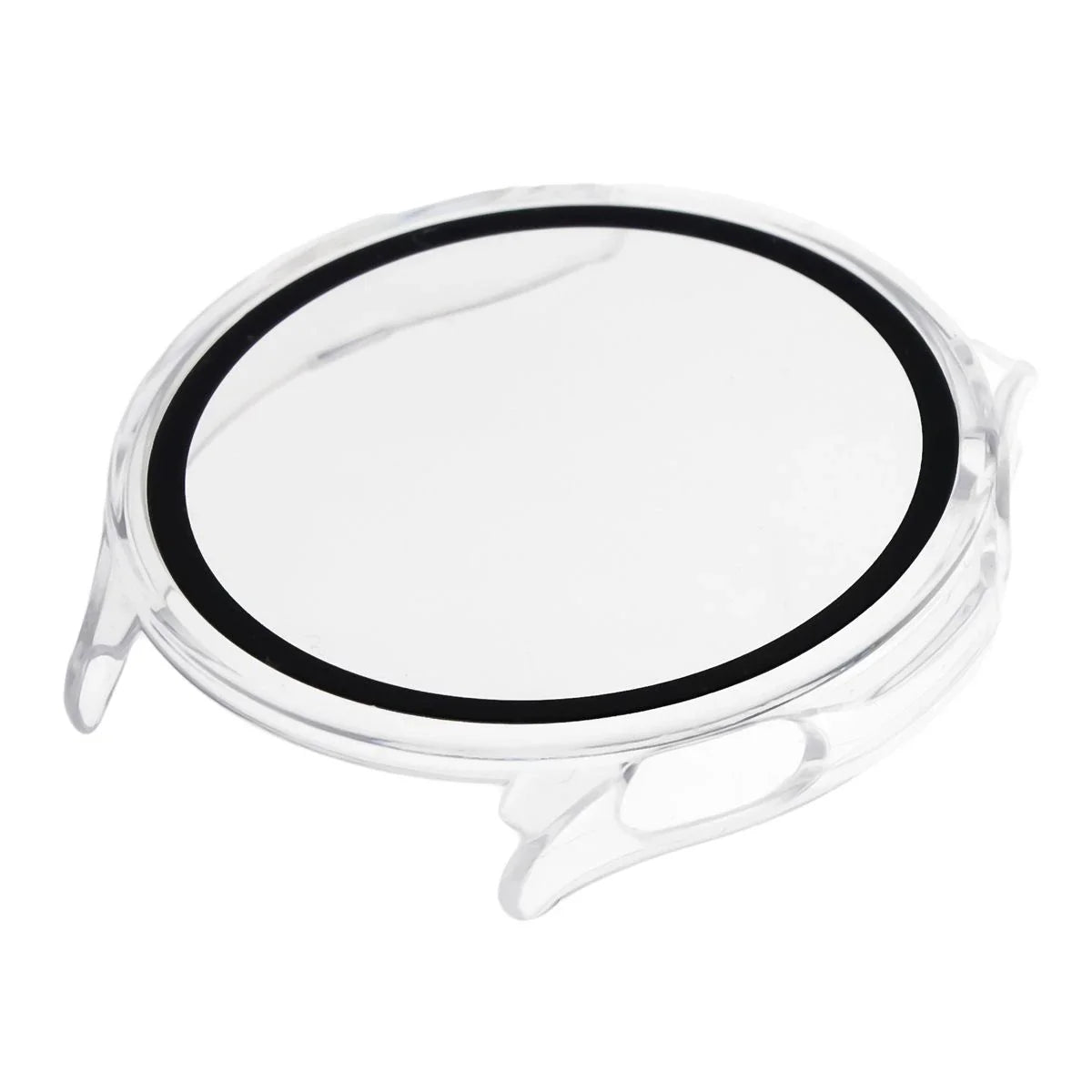 Schutzhülle mit Glas für OnePlus Watch Lite 45 mm / Oppo Watch S 45 mm, Bizon Case Watch Adamo, Transparent