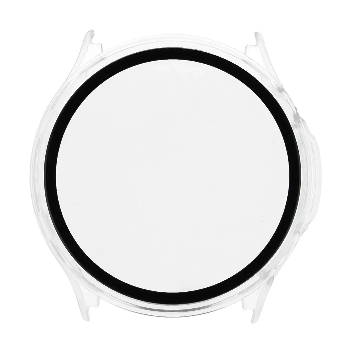 Schutzhülle mit Glas für OnePlus Watch Lite 45 mm / Oppo Watch S 45 mm, Bizon Case Watch Adamo, Transparent
