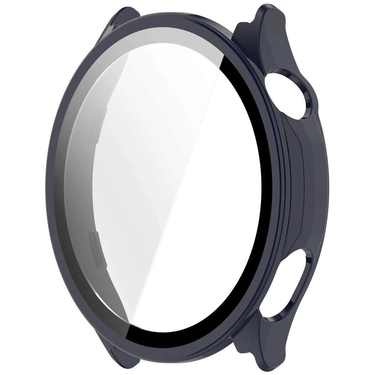 Schutzhülle mit Glas für OnePlus Watch Lite 45 mm / Oppo Watch S 45 mm, Bizon Case Watch Adamo, Dunkelblau