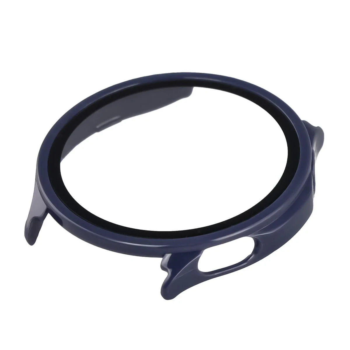 Schutzhülle mit Glas für OnePlus Watch Lite 45 mm / Oppo Watch S 45 mm, Bizon Case Watch Adamo, Dunkelblau