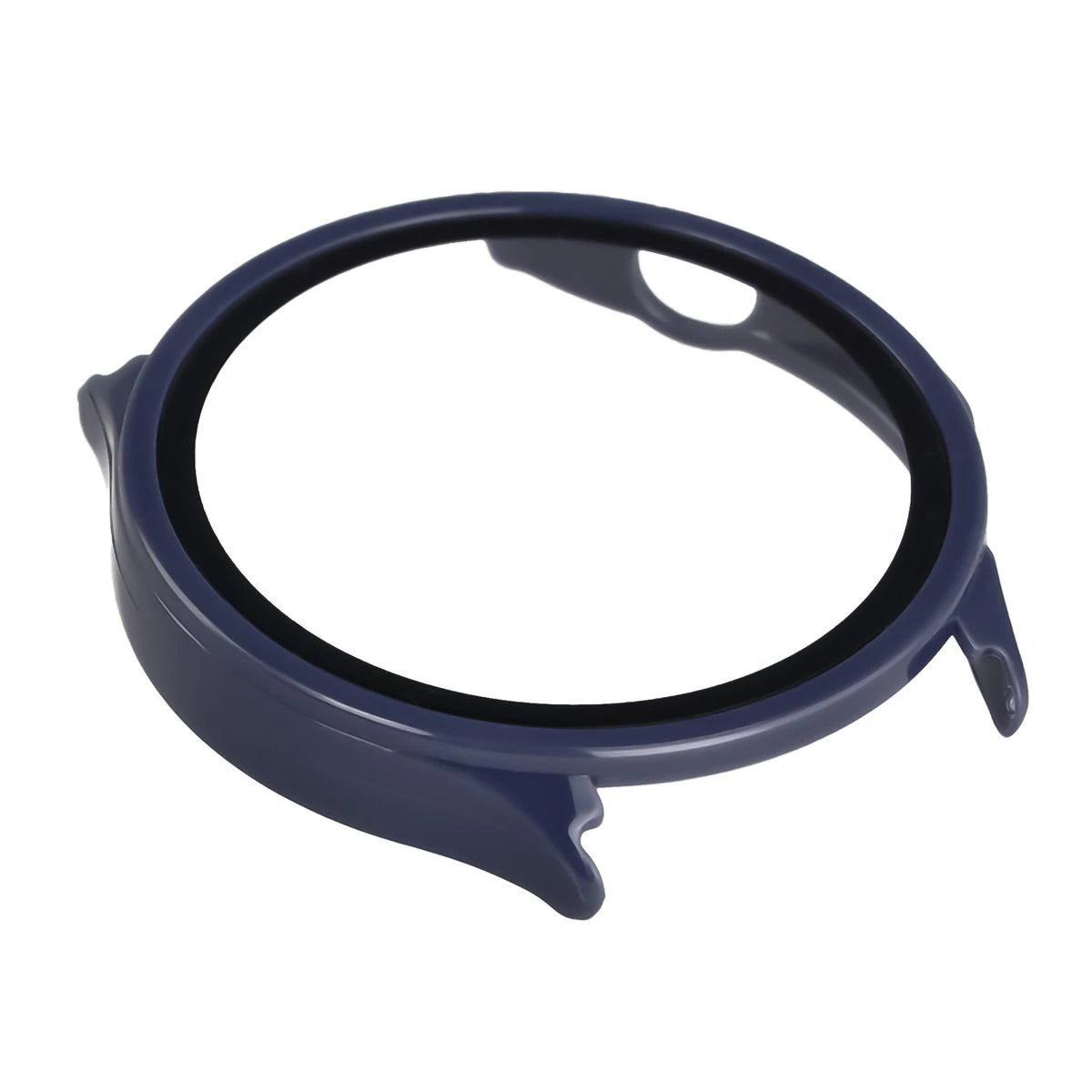 Schutzhülle mit Glas für OnePlus Watch Lite 45 mm / Oppo Watch S 45 mm, Bizon Case Watch Adamo, Dunkelblau