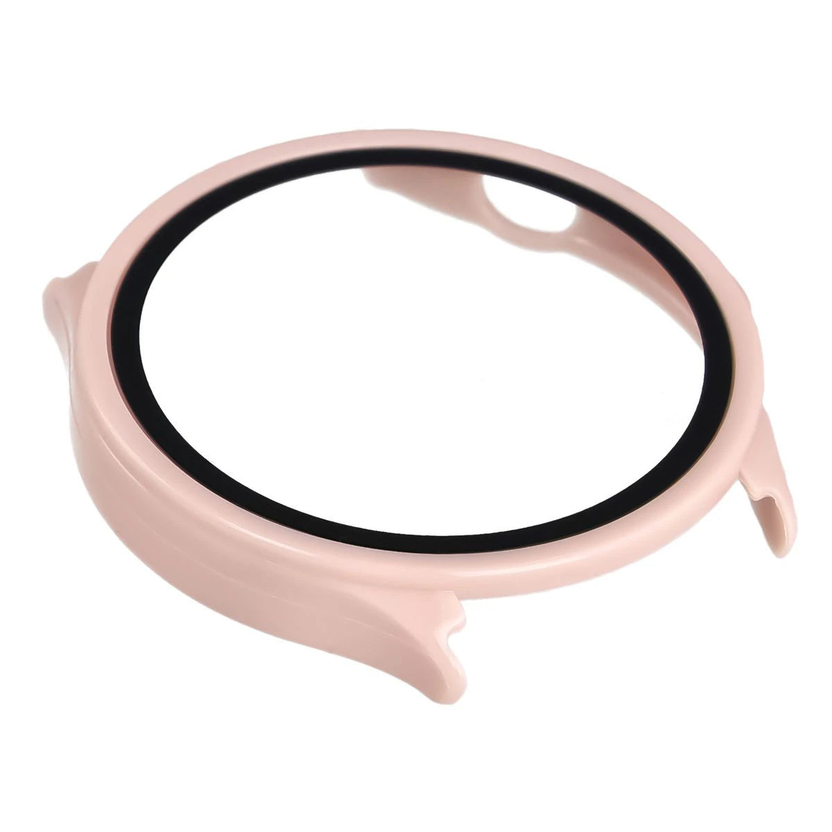 Schutzhülle mit Glas für OnePlus Watch Lite 45 mm / Oppo Watch S 45 mm, Bizon Case Watch Adamo, Rosa
