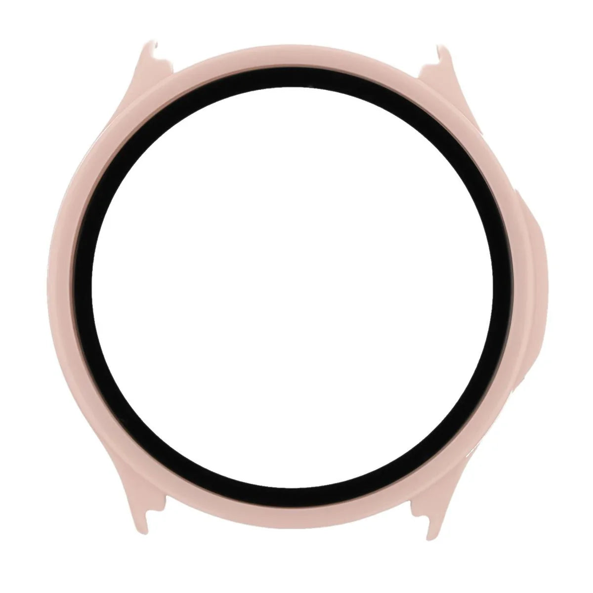 Schutzhülle mit Glas für OnePlus Watch Lite 45 mm / Oppo Watch S 45 mm, Bizon Case Watch Adamo, Rosa