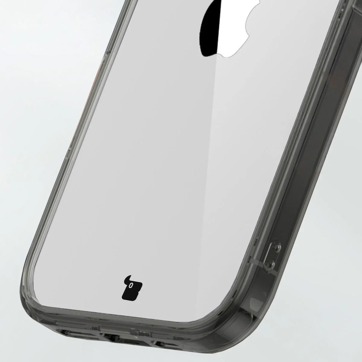 Handyhülle für iPhone 17, Bizon Case Halo, Getönt-Schwarz