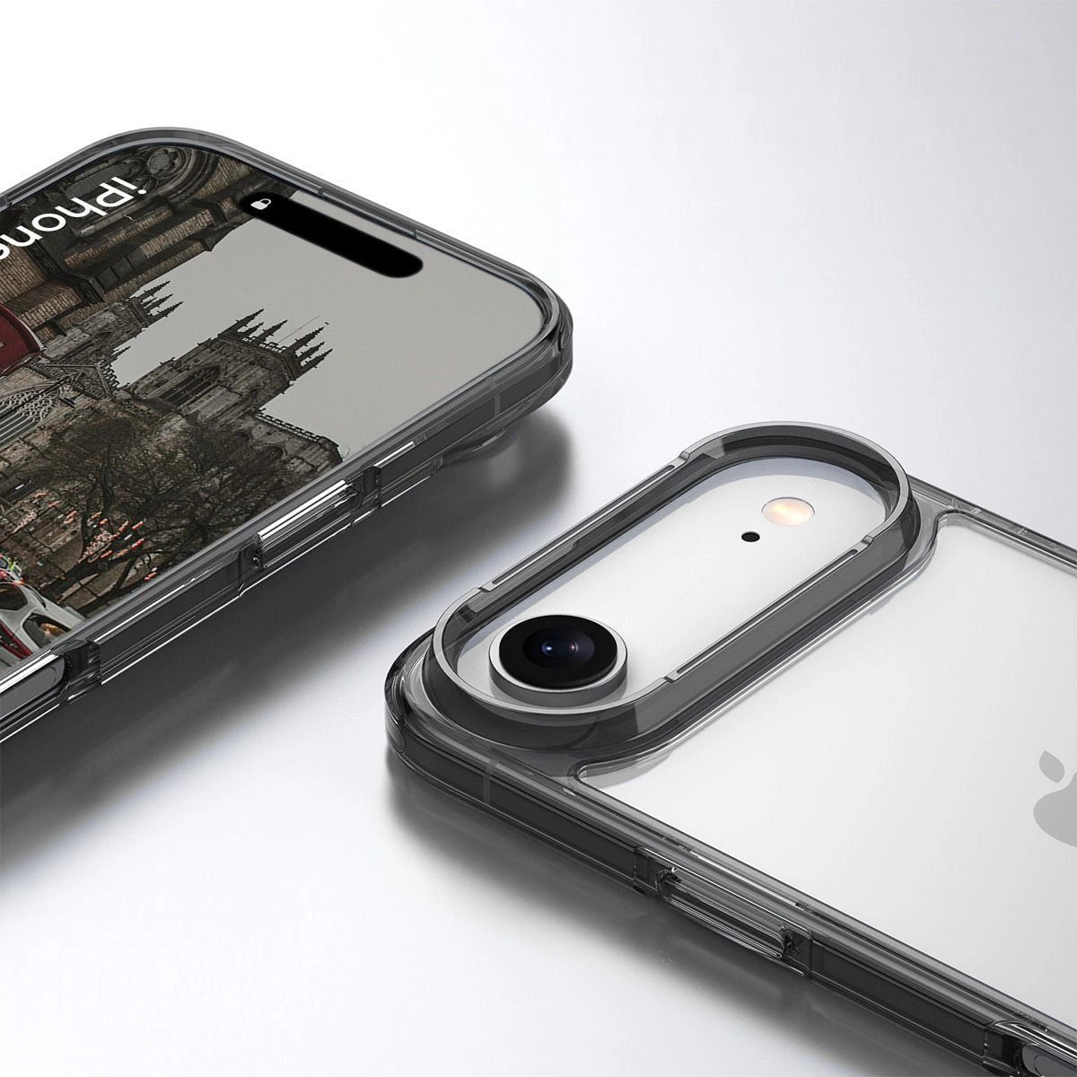 Handyhülle für iPhone Air, Bizon Case Halo, Getönt-Schwarz