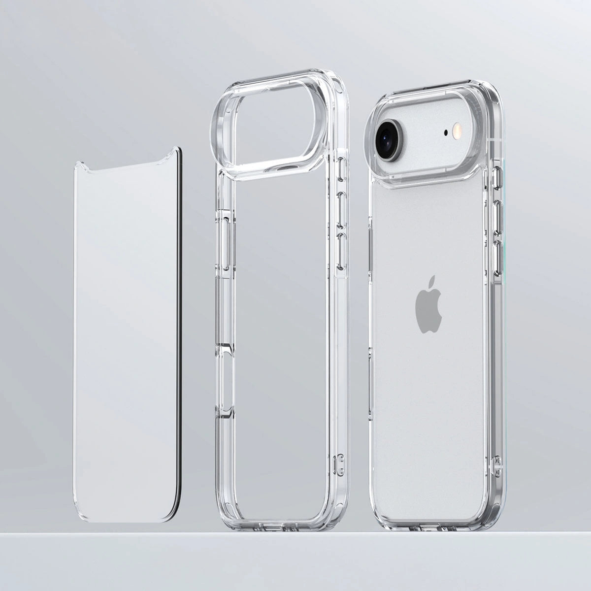 Handyhülle für iPhone Air, Bizon Case Halo, Transparent