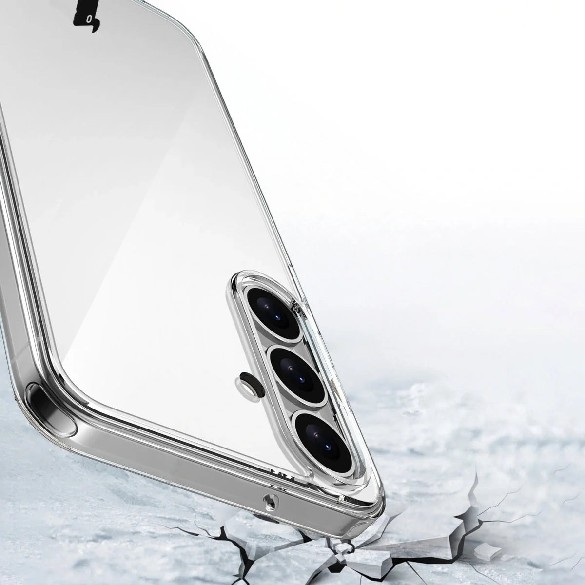 Handyhülle für Galaxy S25 Plus, Bizon Case Halo, Transparent