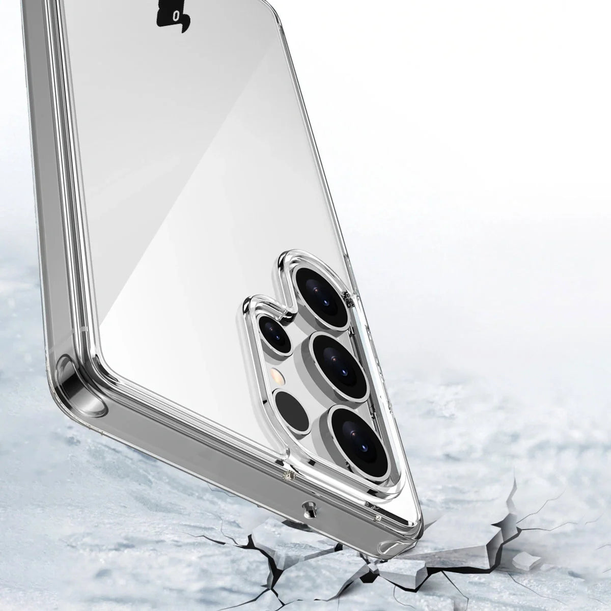 Handyhülle für Galaxy S25 Ultra, Bizon Case Halo, Transparent
