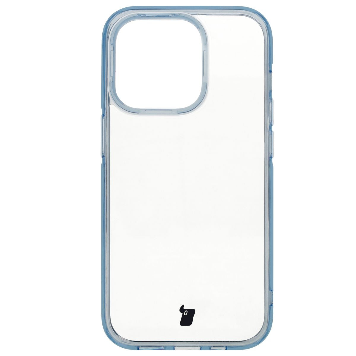 Handyhülle für iPhone 14 Pro, Bizon Case Halo, Transparent-Blau