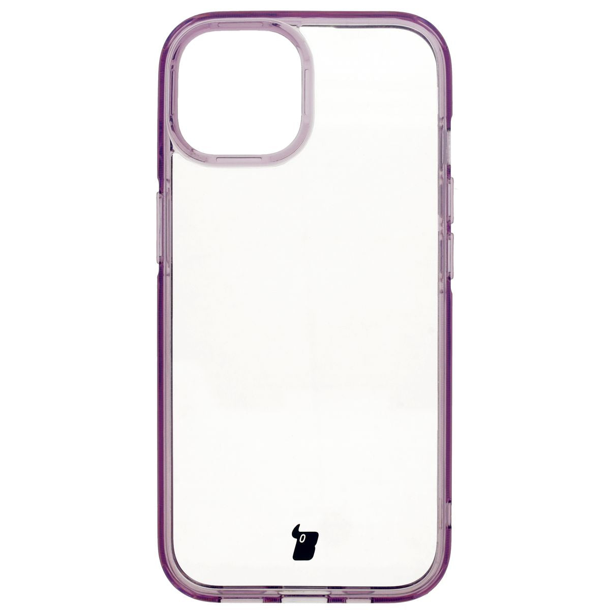 Handyhülle für iPhone 15, Bizon Case Halo, Transparent-Violett