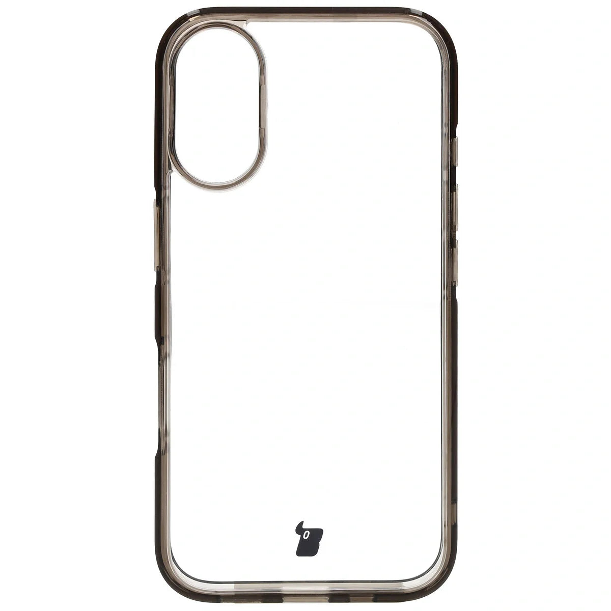 Handyhülle für iPhone 16, Bizon Case Halo, Getönt-Schwarz