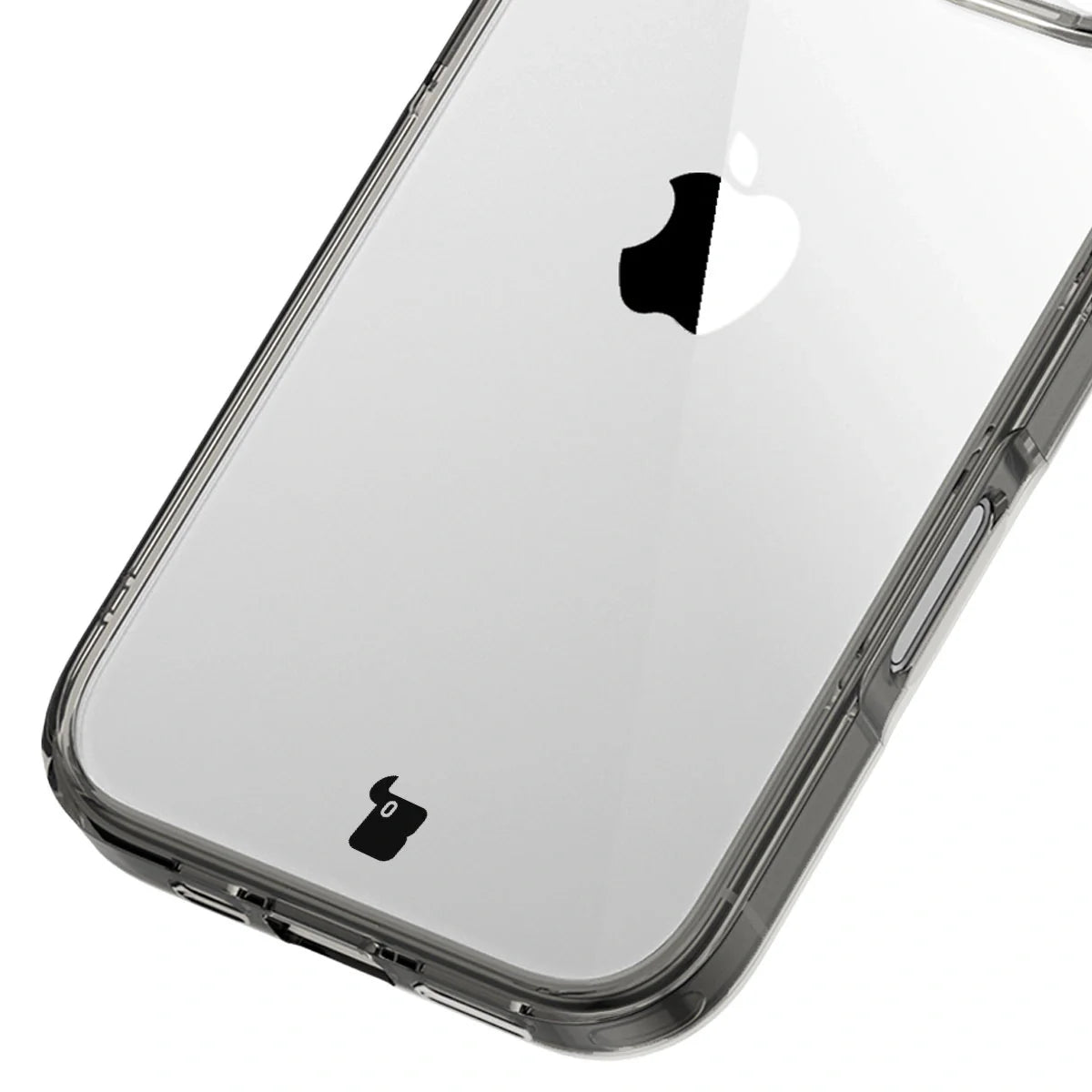 Handyhülle für iPhone 16 Pro, Bizon Case Halo, Getönt-Schwarz