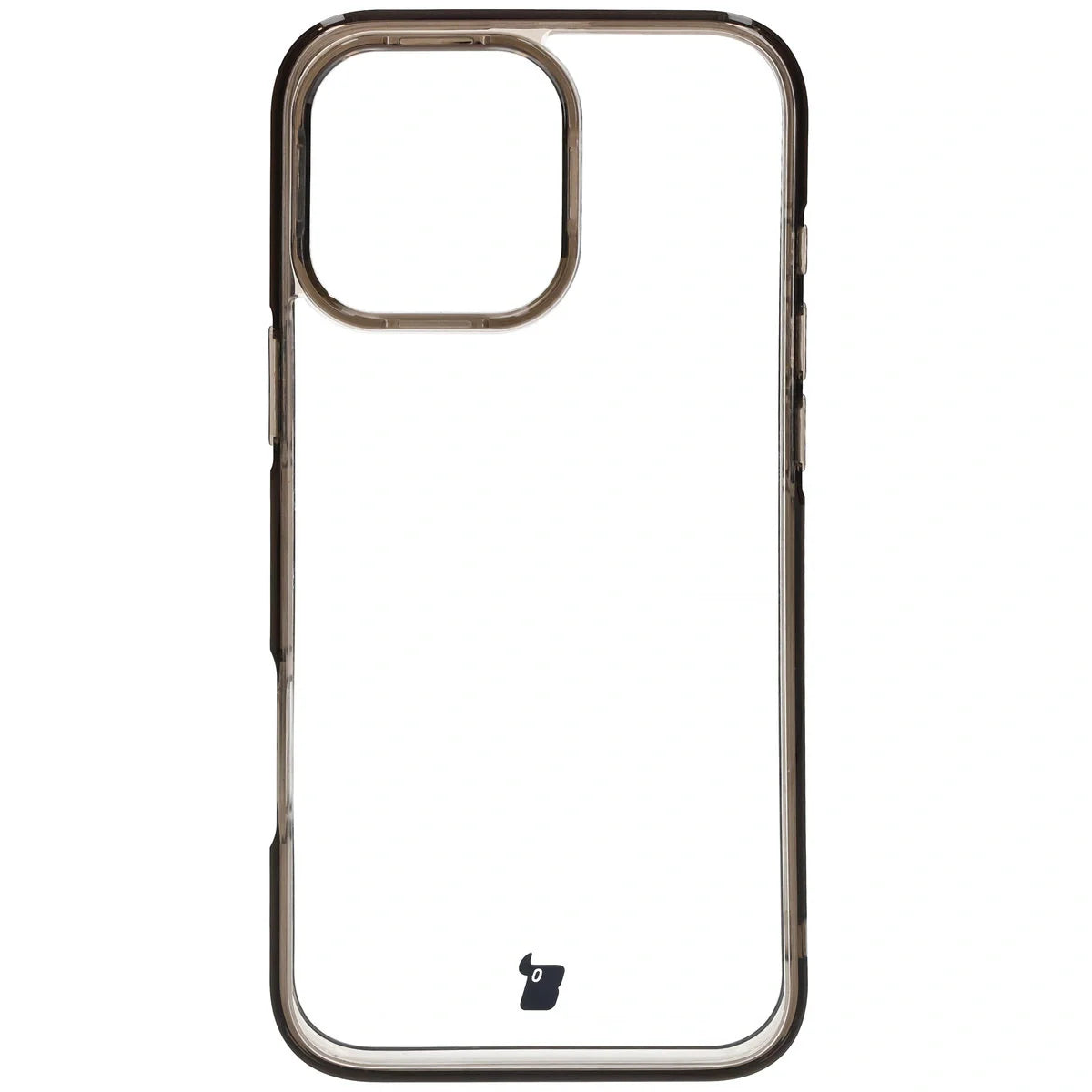 Handyhülle für iPhone 16 Pro Max, Bizon Case Halo, Getönt-Schwarz