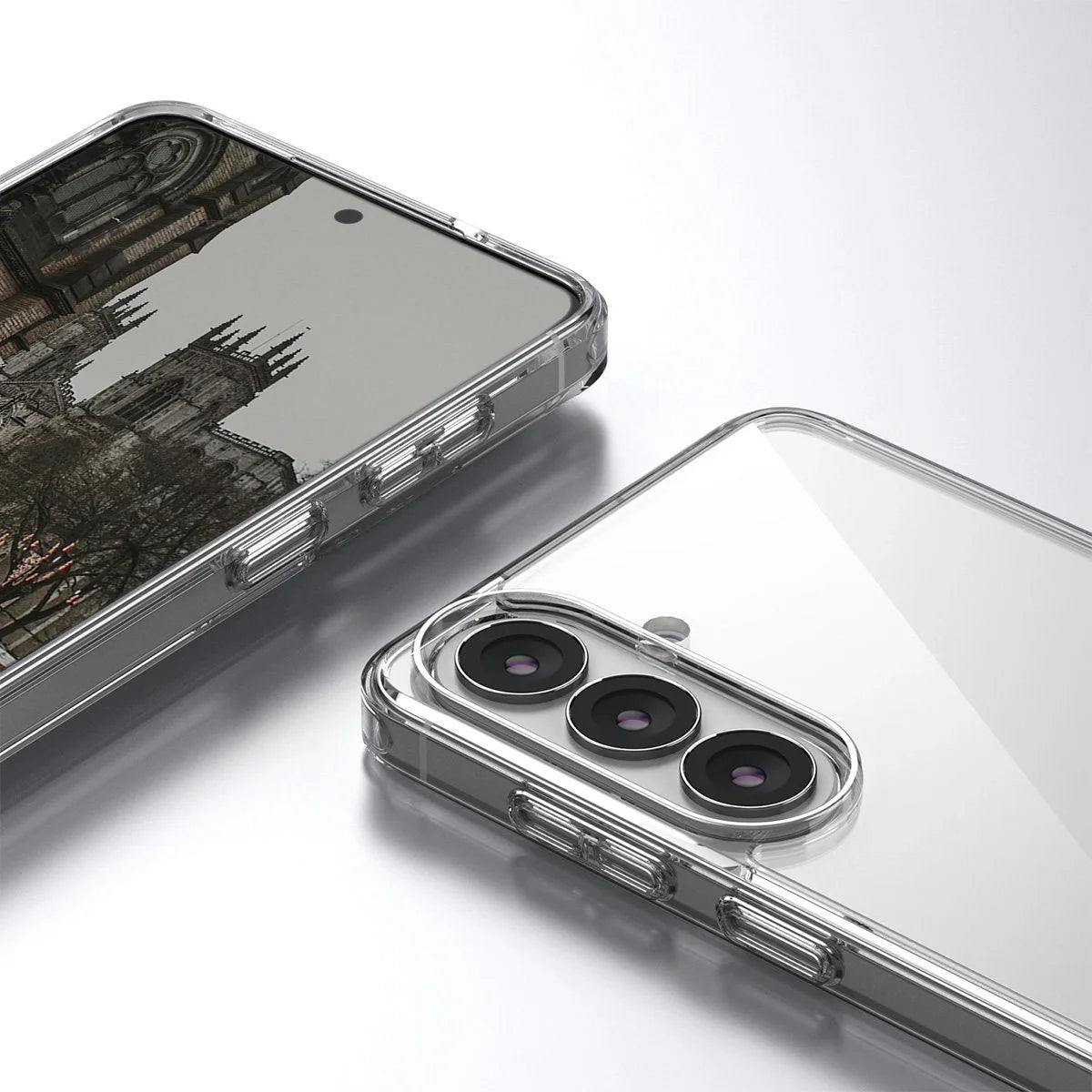 Handyhülle für Galaxy S26 Plus, Bizon Case Halo, Transparent