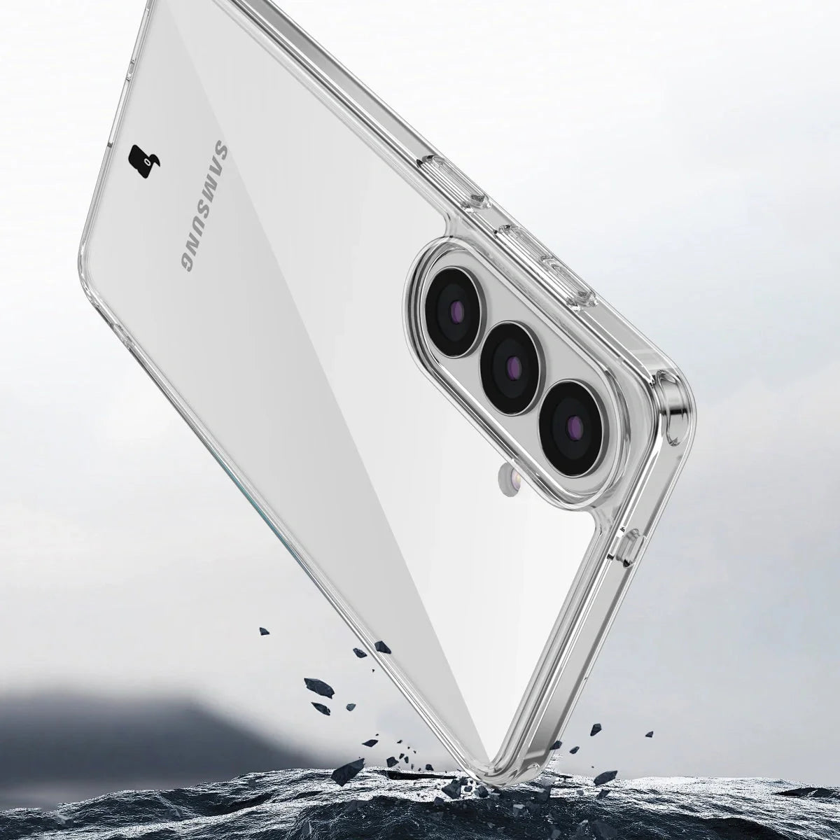 Handyhülle für Galaxy S26 Plus, Bizon Case Halo, Transparent