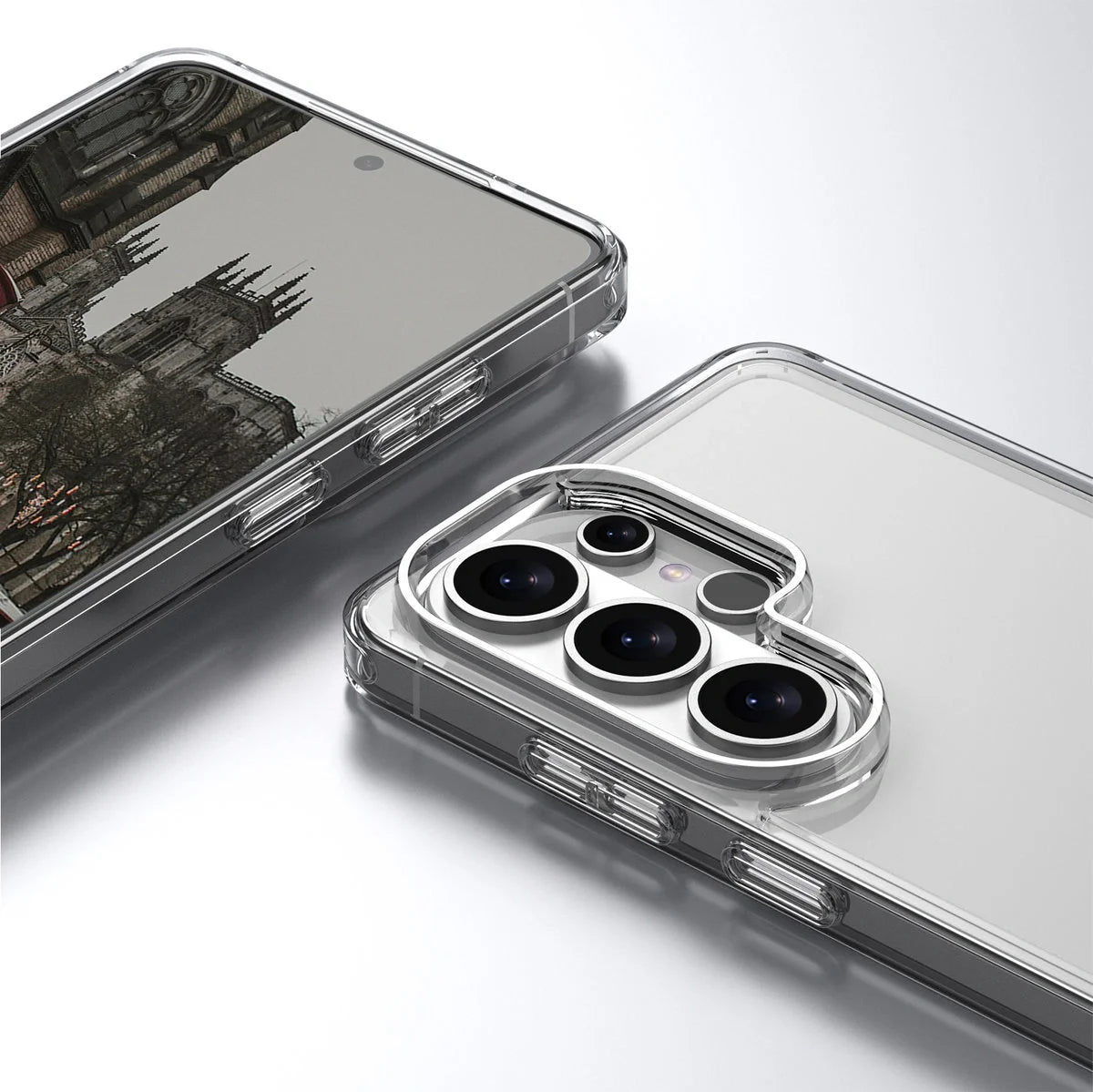 Handyhülle für Galaxy S26 Ultra, Bizon Case Halo, Transparent