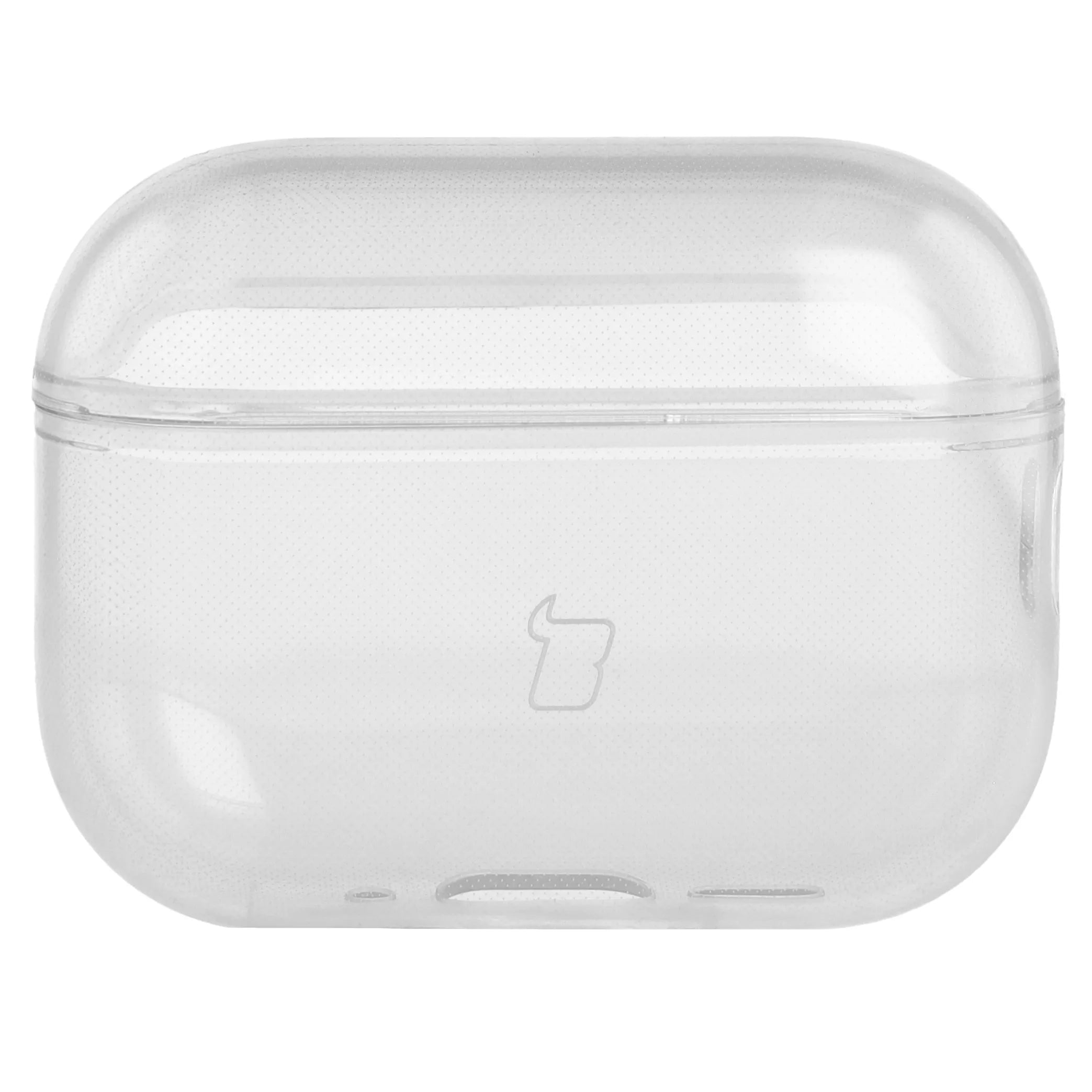 Elastische Hülle mit Karabiner für AirPods Pro 3, Bizon Case Headphone Clear, Transparent