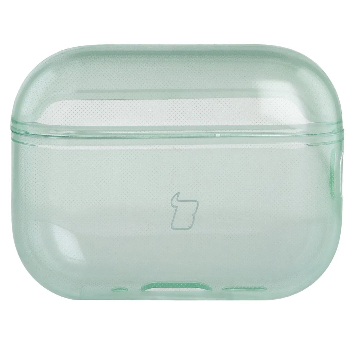Elastische Hülle mit Karabiner für AirPods Pro 3, Bizon Case Headphone Clear, Transparent-Grün