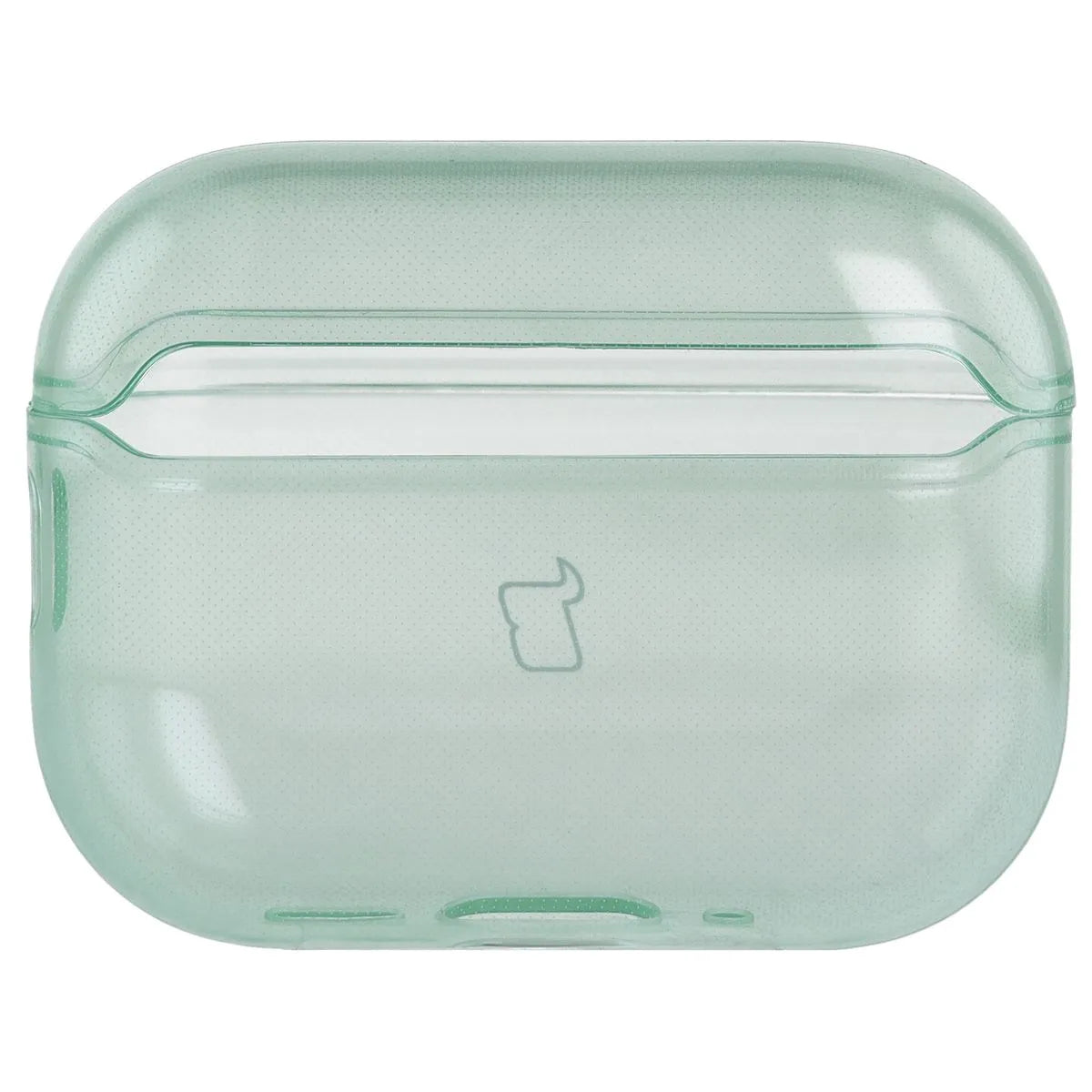 Elastische Hülle mit Karabiner für AirPods Pro 3, Bizon Case Headphone Clear, Transparent-Grün