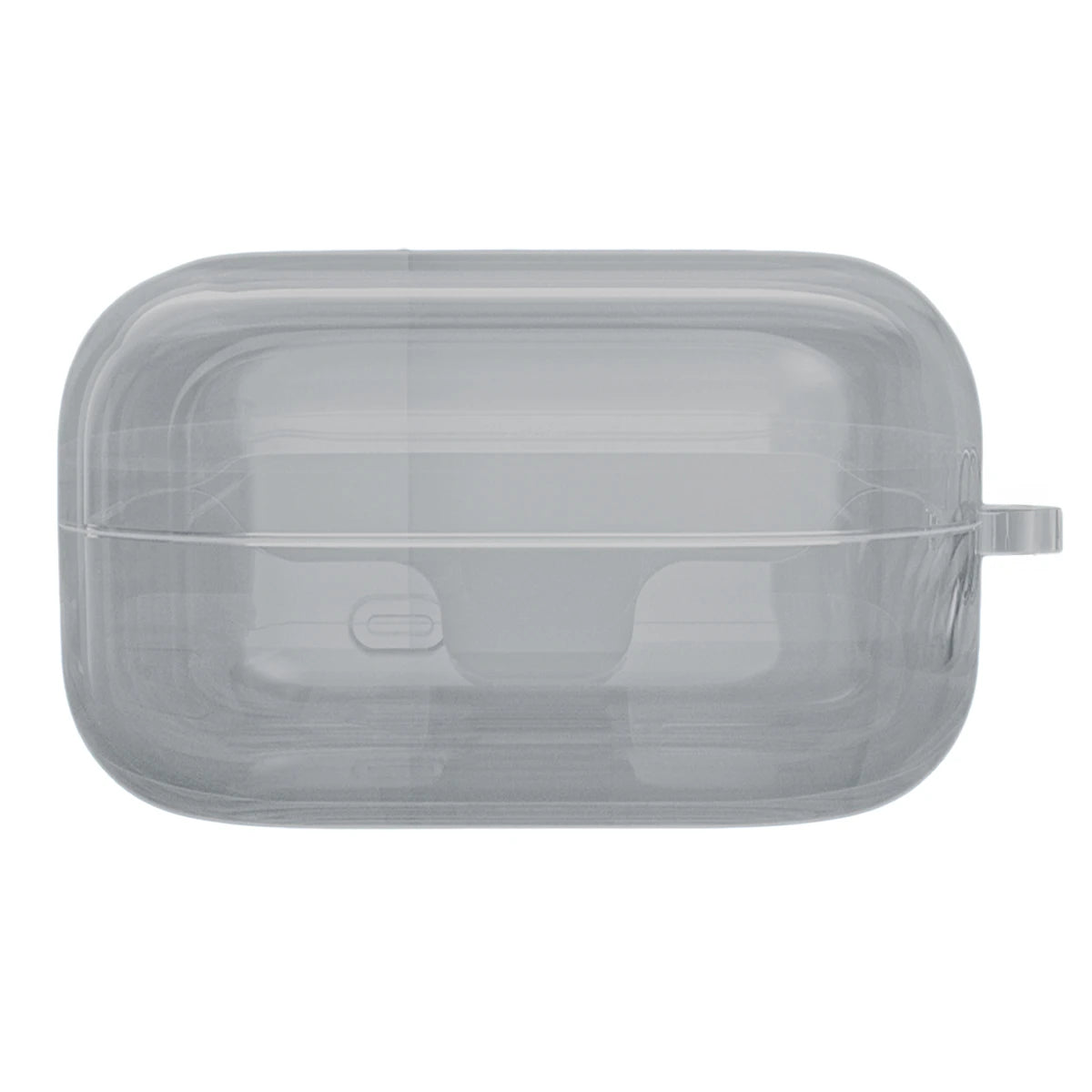Elastische Hülle mit Karabiner für Galaxy Buds 4 / 4 Pro, Bizon Case Headphone Clear, Transparent-Schwarz