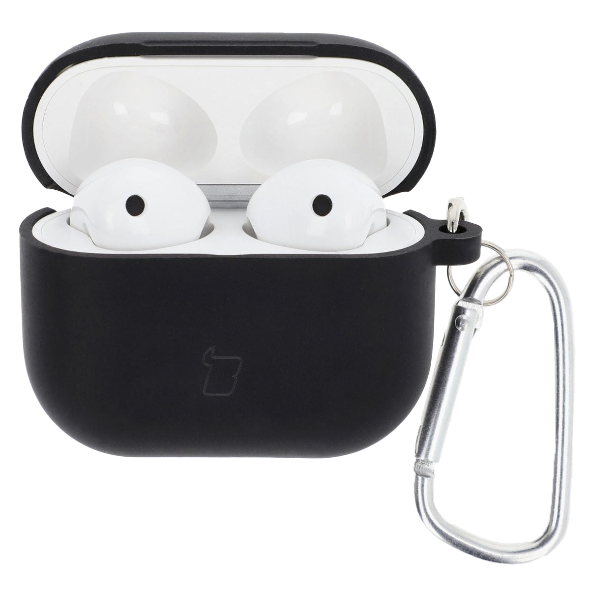 Schutzhülle für AirPods 3, Bizon Case Headphone Silicone, Schwarz