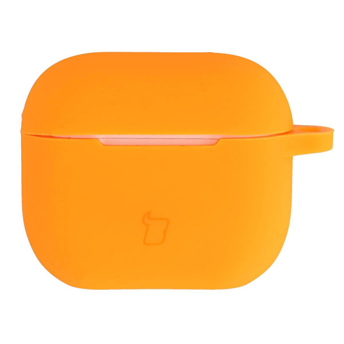 Silikonhülle mit Karabiner für AirPods 3, Bizon Case Headphone Silicone, Karotte