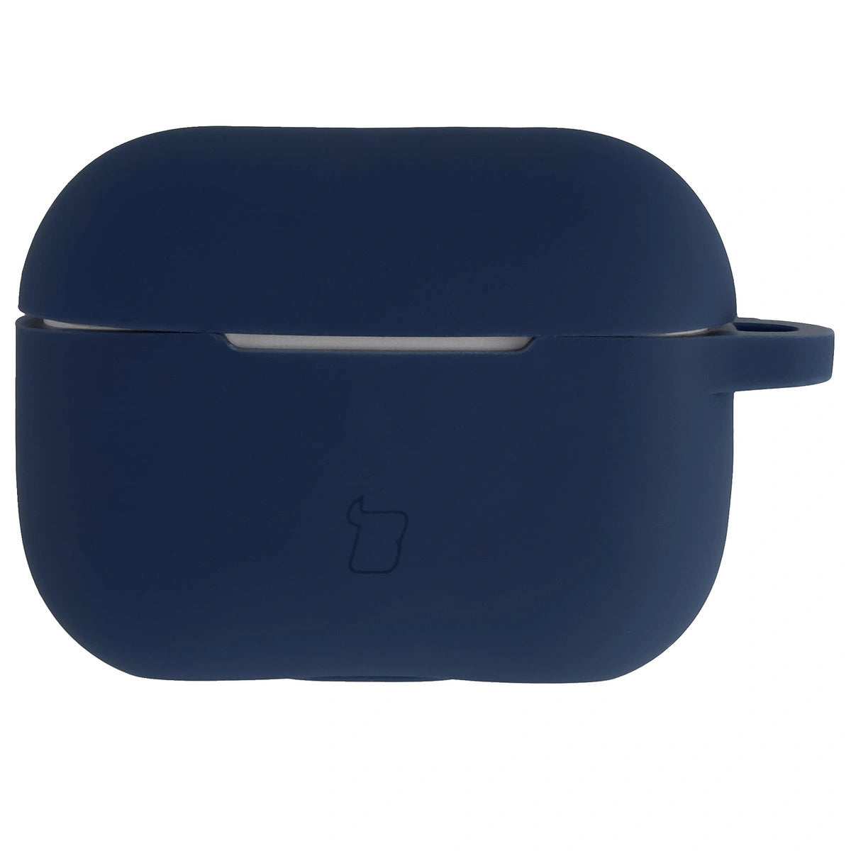 Silikonhülle mit Karabiner für AirPods Pro 2, Bizon Case Headphone Silicone, Dunkelblau