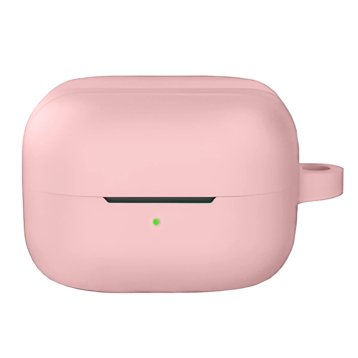 Silikonhülle mit Karabiner für Galaxy Buds 4 / 4 Pro, Bizon Case Headphone Silicone, Rosa