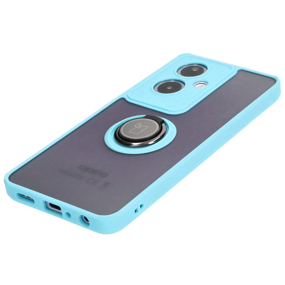 Schutzhülle für Oppo A79 5G, Bizon Case Hybrid Ring, Blau