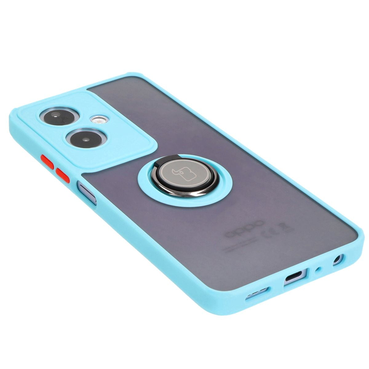 Schutzhülle für Oppo A79 5G, Bizon Case Hybrid Ring, Blau