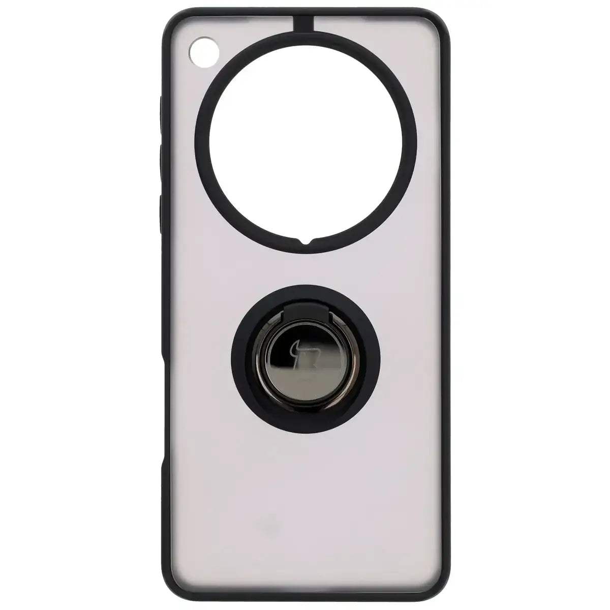 Handyhülle mit Fingergriff für Oppo Find X8 Pro, Bizon Case Hybrid Ring, getönt mit schwarzem Rahmen
